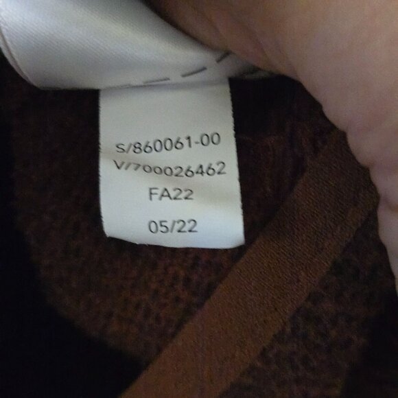 Athleta Stroll Fleece Full Zip Mahogany Pockets 2022 Size M - Picture 8 of 8